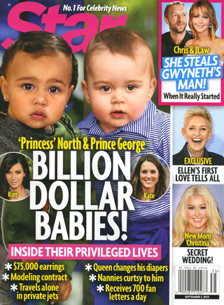 Illustration for article titled This Week in Tabloids: George Clooney is Pregnant